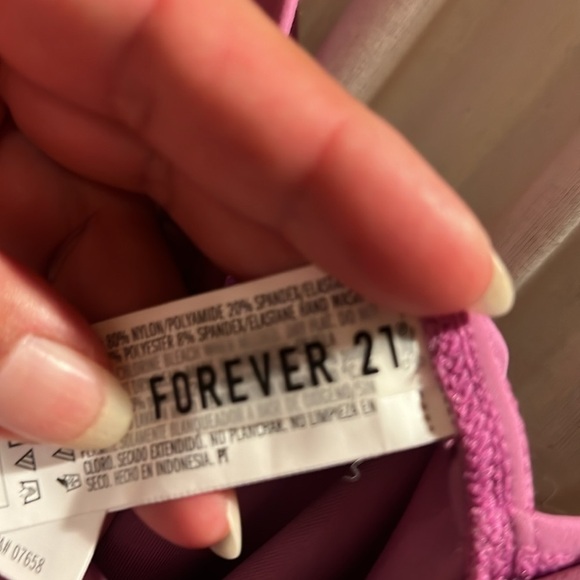 NWT Forever 21 Women’s One Piece Swim Suit, Sz M - Picture 4 of 5